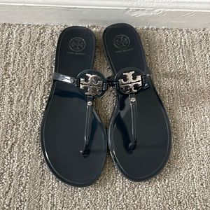 Navy Tory Burch Sandals